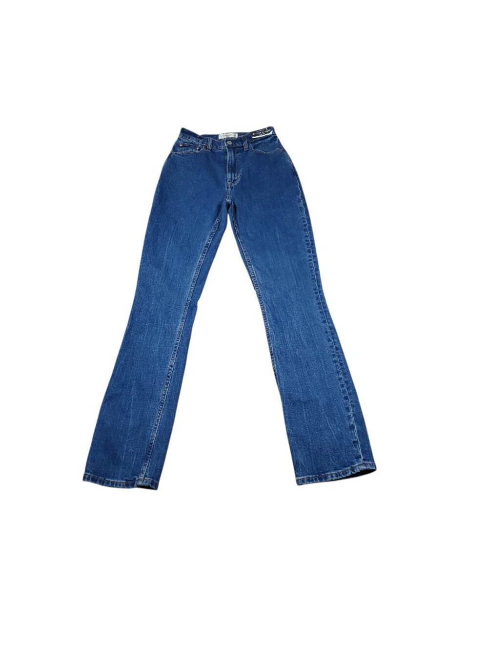 Abercrombie Slim Straight Ultra High Rise Curve Love Jeans Blue Size 00 24